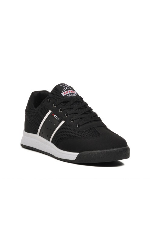 Siyah-Beyaz Fileli Kadın Spor Ayakkabı 2026 G