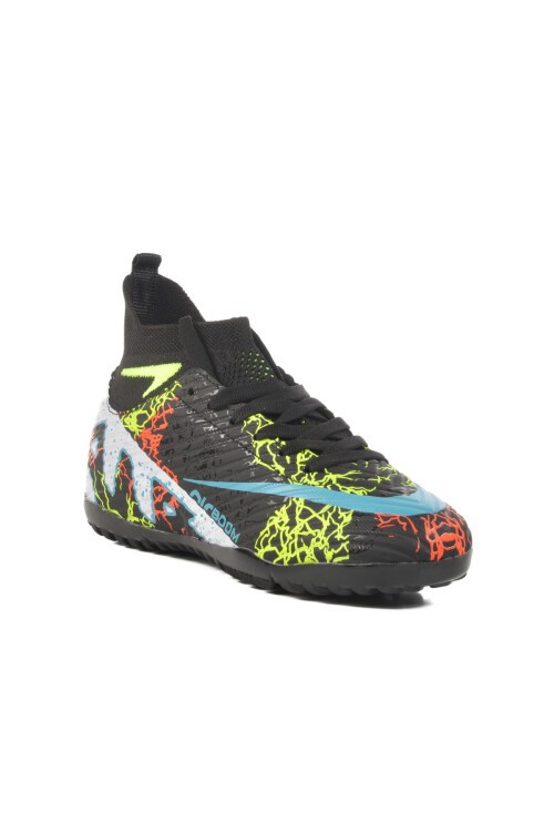 Siyah-F.Sarı Unisex Halı Saha Ayakkabısı Air 600 G