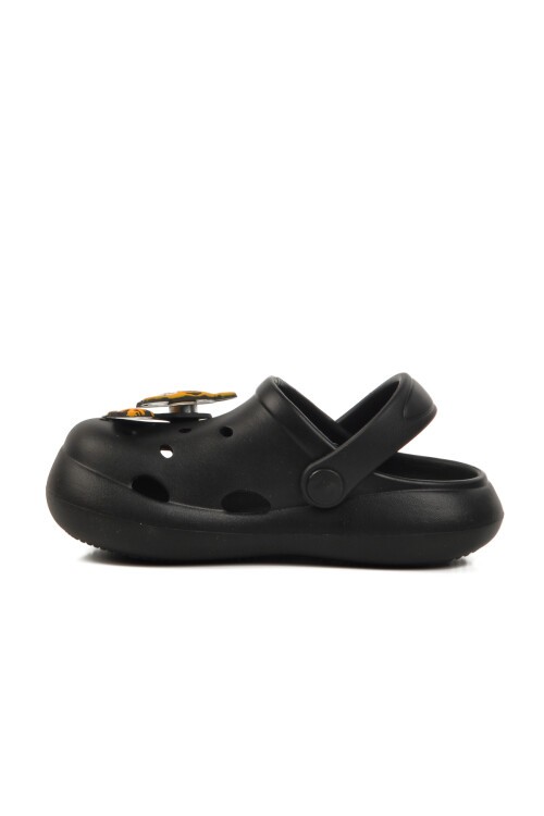 Siyah Kız Çocuk Sabo Terlik P