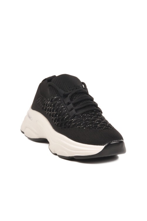 Siyah Fileli Kadın Günlük Ayakkabı B064 Z