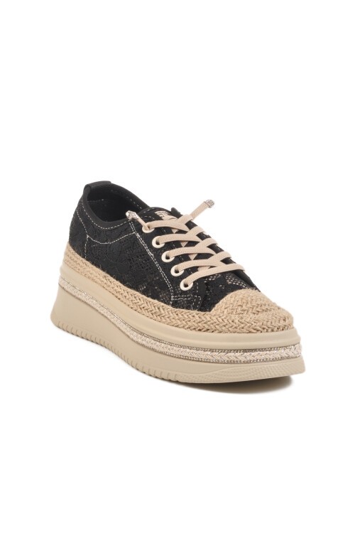 Siyah Triko Kadın Günlük Ayakkabı B237 Z