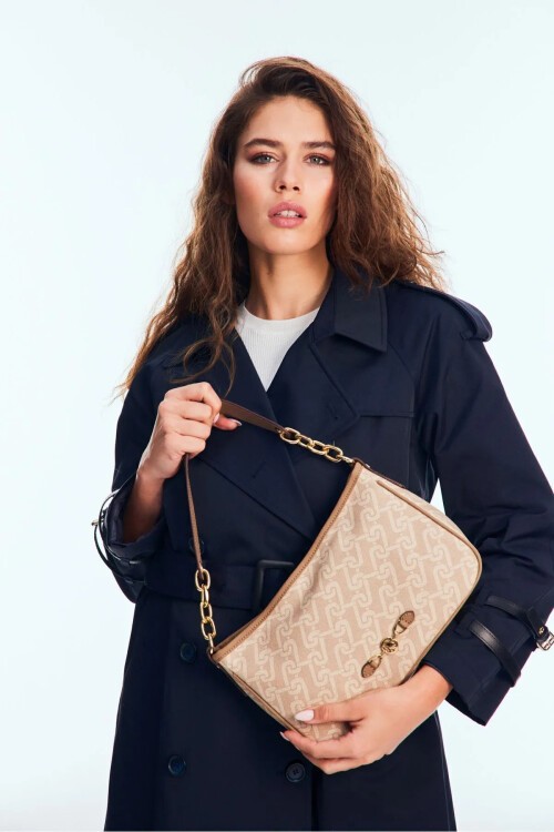 Bej  Kadın Omuz Çantası US24507 Çanta