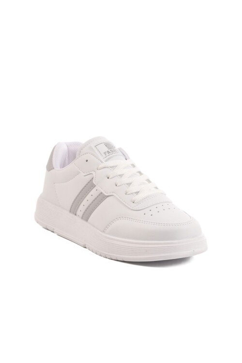 Fashion Beyaz-Gümüş Kadın Spor Ayakkabı 163 G