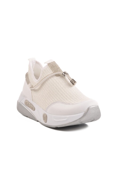 Beyaz Fileli Kadın Günlük Ayakkabı 702498 Z