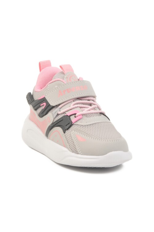 Buz-Pembe Cırtlı Çocuk Spor Ayakkabı Arvenzo 320 P