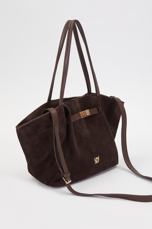 Kahve Kadın Omuz Çantası Levidor 930258