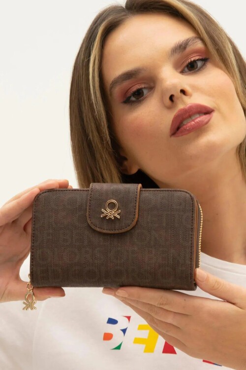 Kahve-Taba  Kadın Cüzdan BNT-1301 Cüzdan