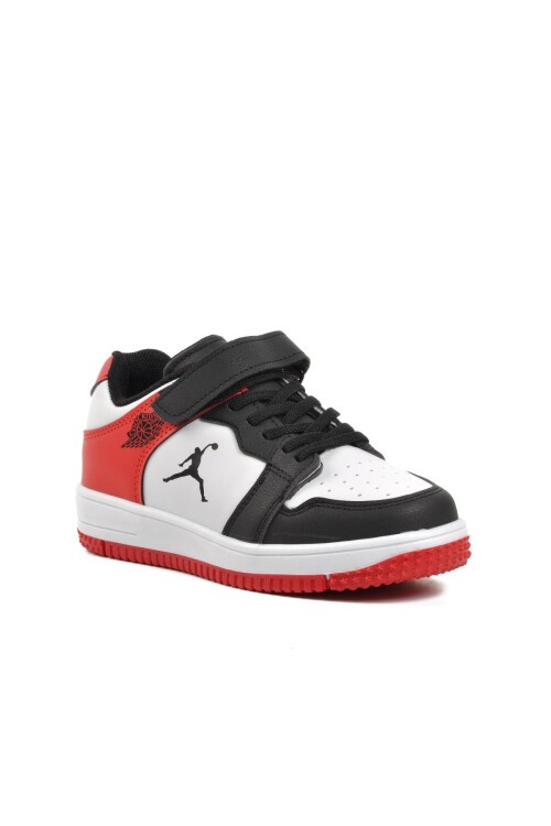 Siyah-Kırmızı Çocuk Spor Ayakkabı Cool Haykat Kısa F