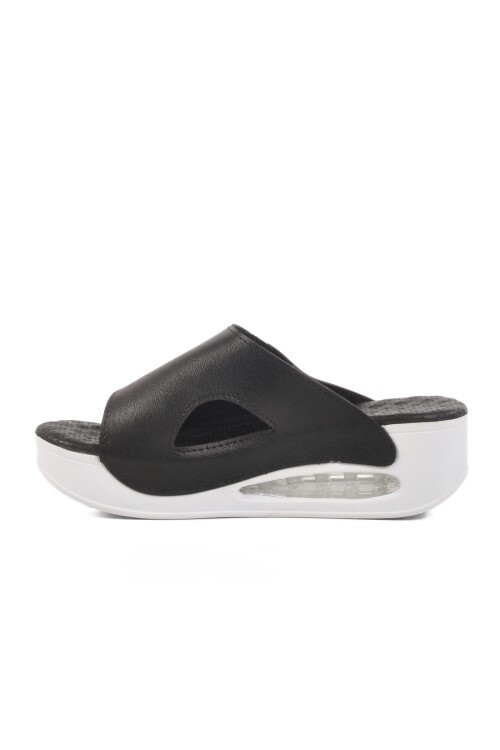 Siyah Air Taban Kadın Terlik 100-962 Z