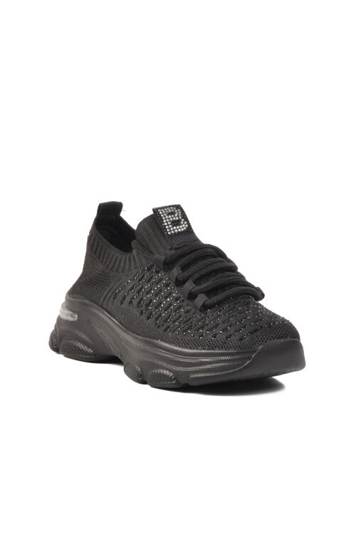 Siyah Triko Kadın Spor Ayakkabı Lexa 130 G