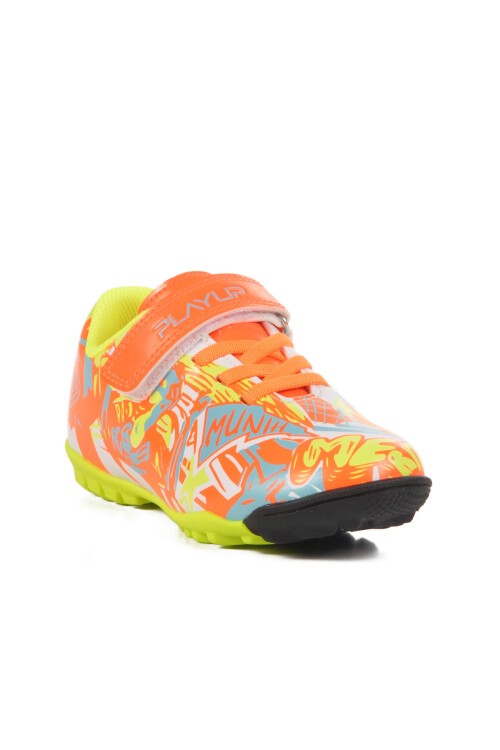 Turuncu Cırtlı Çocuk Halı Saha Ayakkabısı PH-251-145 P