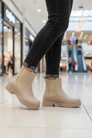Bej Cilt İçi Polarlı Kadın Bot 209134 Z