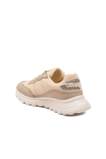 Bej Esnek Unisex Spor Ayakkabı Roni G