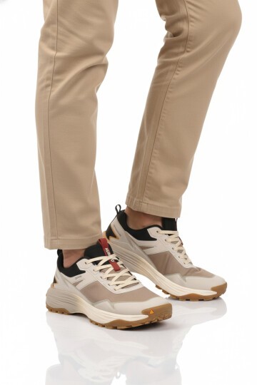 Bej-Siyah Erkek Spor Ayakkabı 350497A M