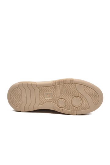 Bej Yüksek Tabanlı Kadın Spor Ayakkabı OZ-03 Z