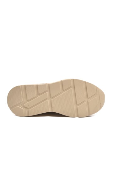 Bej-Turuncu Esnek Unisex Spor Ayakkabı 051 G
