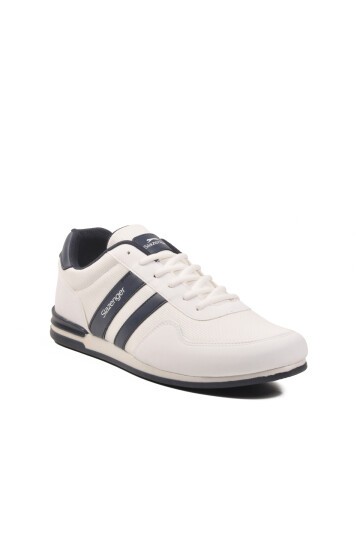 Beyaz-Lacivert Erkek Spor Ayakkabı Omega Int M