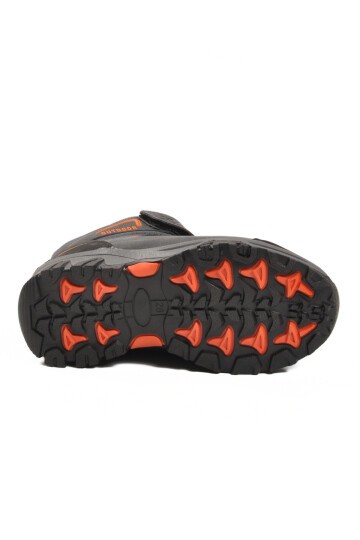 Füme-Turuncu İçi Polarlı Çocuk Outdoor Bot Ruffon 2301 P