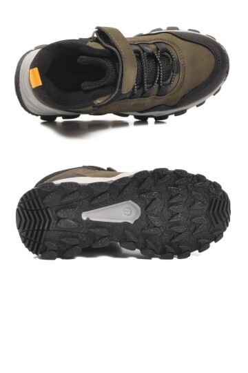 Haki-Gri İçi Polarlı Çocuk Bot Doruk P