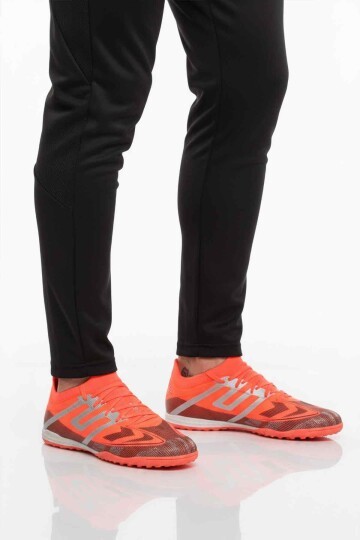 Kırmızı-Gümüş Erkek Çocuk Halısaha Ayakkabı GH-252-149 G