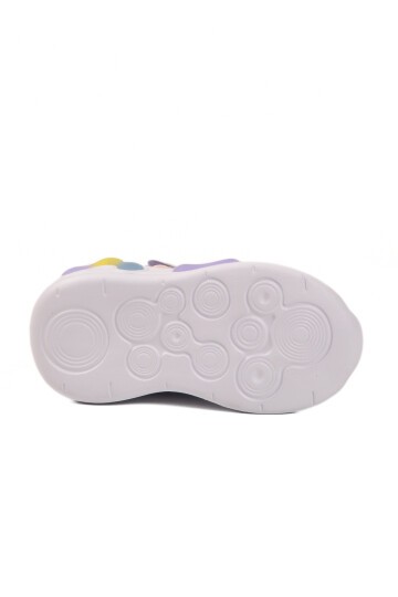 Lila Cırtlı Hafif Bebek Bot 2058 B
