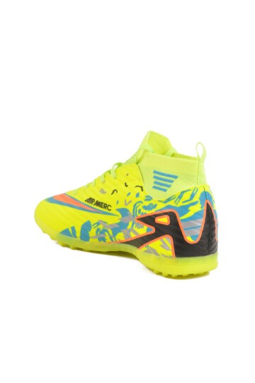 Neon Sarı Polyester Karışımlı Unisex Halı Saha Ayakkabısı Merc WJ-502 G