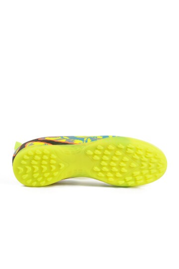 Neon Sarı Polyester Karışımlı Unisex Halı Saha Ayakkabısı Merc WJ-502 M