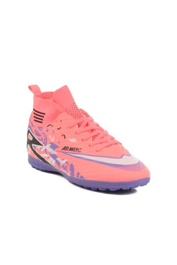 Pembe Polyester Karışımlı Unisex Halı Saha Ayakkabısı Merc WJ-502 M