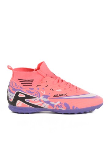 Pembe Polyester Karışımlı Unisex Halı Saha Ayakkabısı Merc WJ-502 M