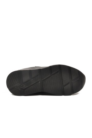 Siyah-Altın Esnek Unisex Spor Ayakkabı 051 G