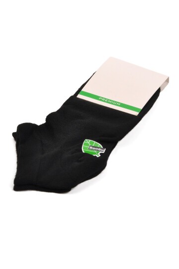 Siyah Bambu Unisex Çorap