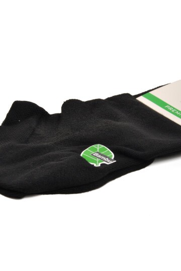 Siyah Bambu Unisex Çorap