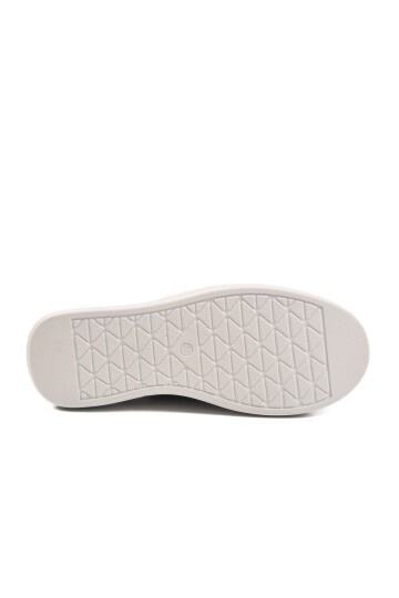 Siyah-Beyaz yüksek Tabanlı Kadın Spor Ayakkabı OZ-03 Z