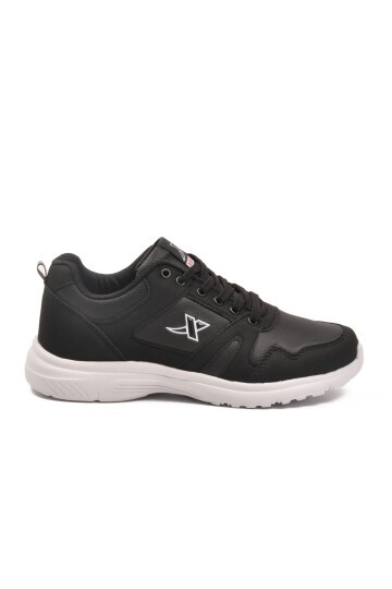 Siyah-Beyaz Esnek Hafif Unisex Spor Ayakkabı Xstep 020-Cilt G