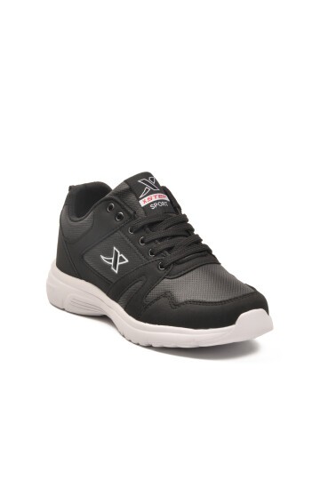 Siyah-Beyaz Esnek Hafif Unisex Spor Ayakkabı Xstep 020-Cilt G