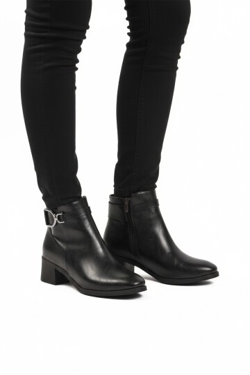 Siyah Cilt İçi Polarlı Kadın Bot 417637 Z