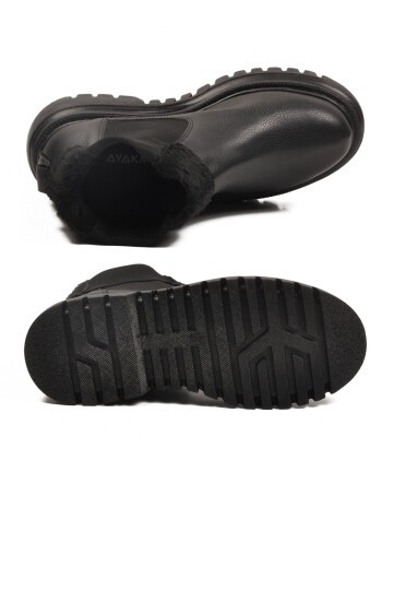 Siyah Cilt Kadın Bot 473093 Z