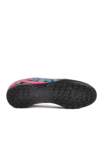 Siyah-Fuşya Polyester Karışımlı Unisex Halı Saha Ayakkabısı Merc WJ-502 M