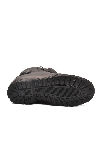 Siyah Hakiki Deri İçi Kürklü Erkek Bot 2K1426-HK-700 M