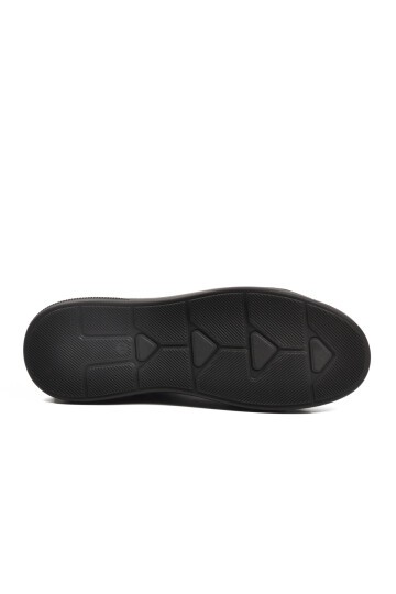 Siyah Hakiki Deri Fermuarlı Erkek Bot 3K0553-7268 M