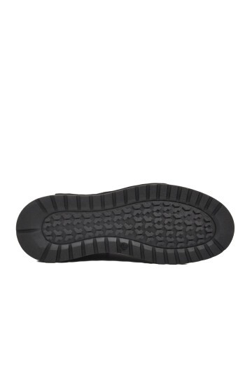 Siyah Hakiki Deri Tokalı Erkek Günlük Ayakkabı 138 M