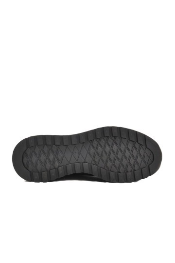 Siyah Hakiki Deri Erkek Sneaker 2036 M