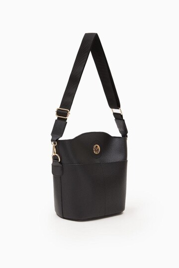 Siyah Kadın Omuz Çantası Levidor 930105