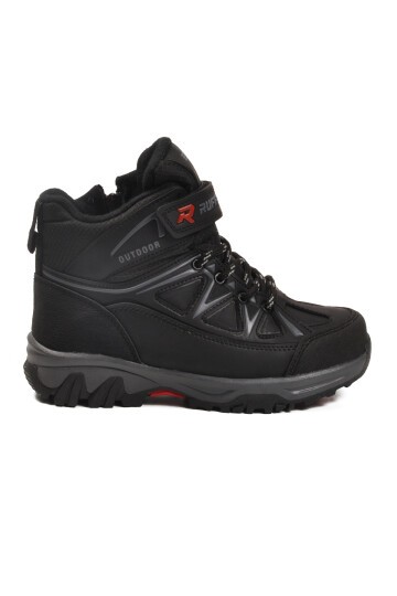Siyah Cırtlı Çocuk Outdoor Bot 2301 F