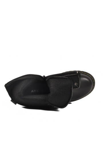 Siyah İçi Polarlı Fermuarlı Çocuk Bot Dale 05 F