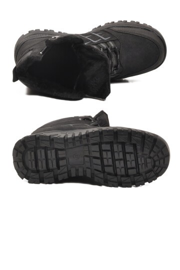 Siyah Unisex Fermuarlı İçi Kürklü Bot 700 G