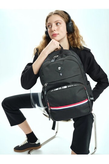 Siyah Unisex Okul Çantası 07PCT18001-L