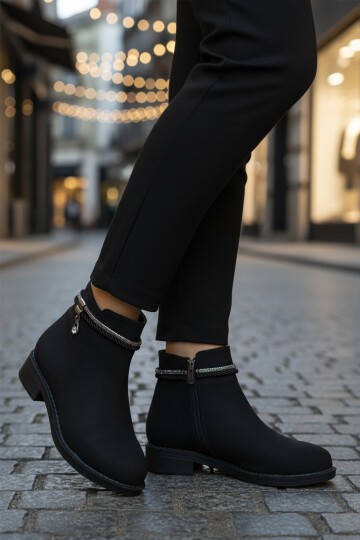 Siyah Zümrüt Hafif Kadın Bot 325126 Z