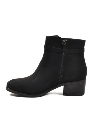 Siyah Zümrüt Hafif Polarlı Kadın Bot 325131 Z