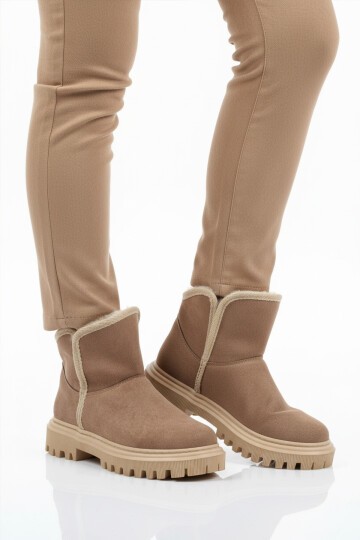 Vizon Süet İçi Polarlı Kadın Bot 548038 Z